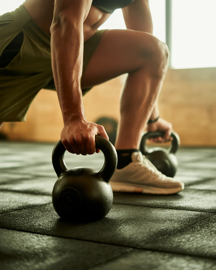 Krafttraining mit Kettlebell